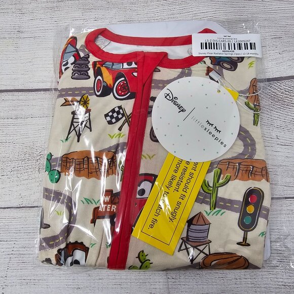 NIB Little Sleepies Disney Pixar Radiator Springs Zippy Size 12-18 months